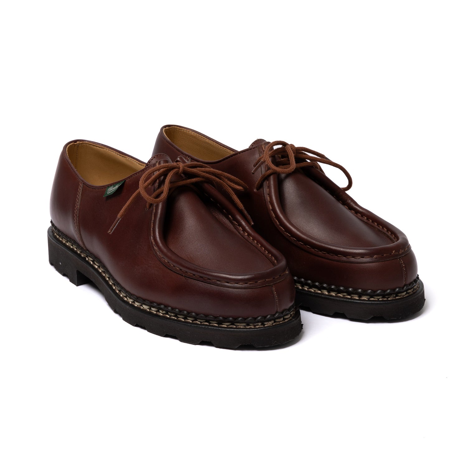 Brown Derby "Michael" made of Waxed Calfskin